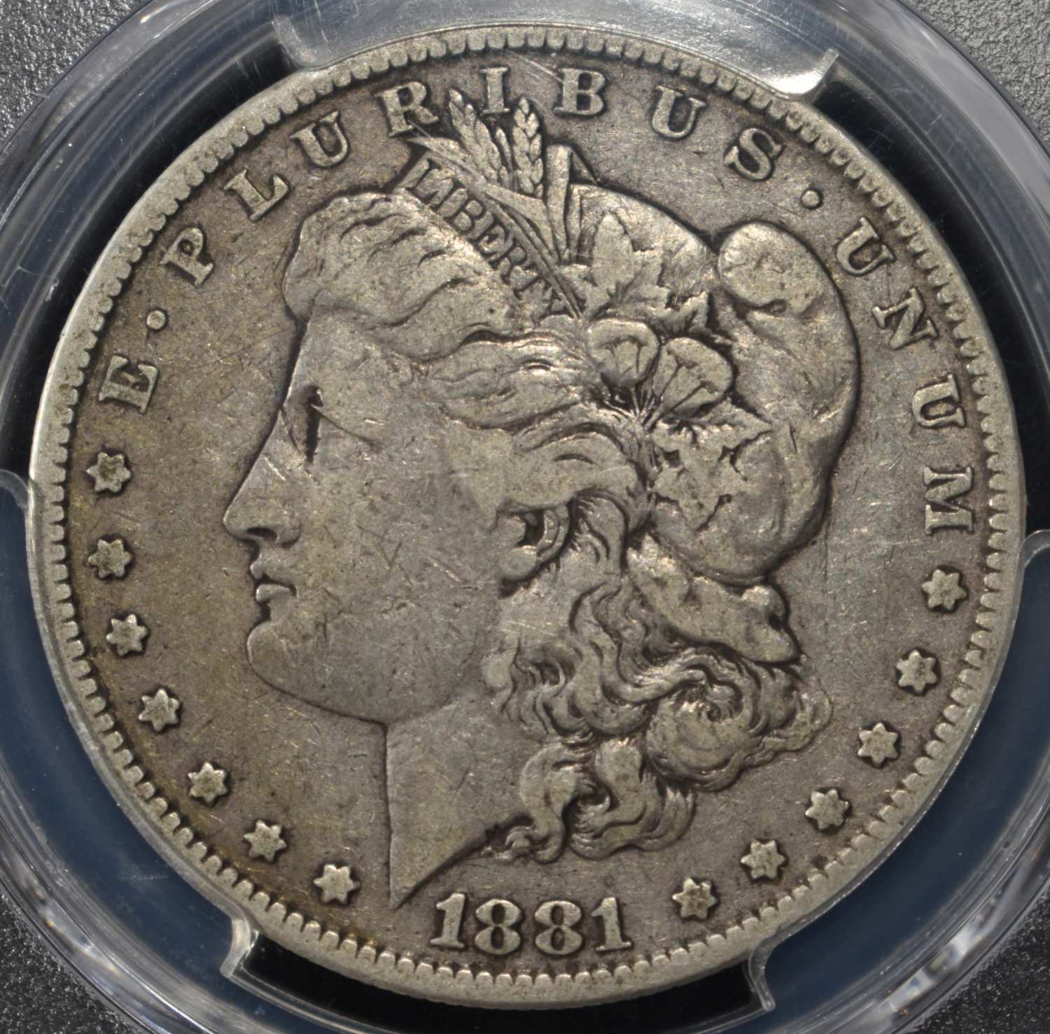 1881-O MORGAN DOLLAR PCGS F-15