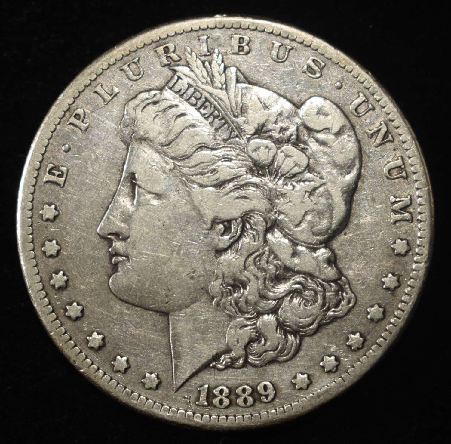 1889-CC MORGAN DOLLAR VF/XF