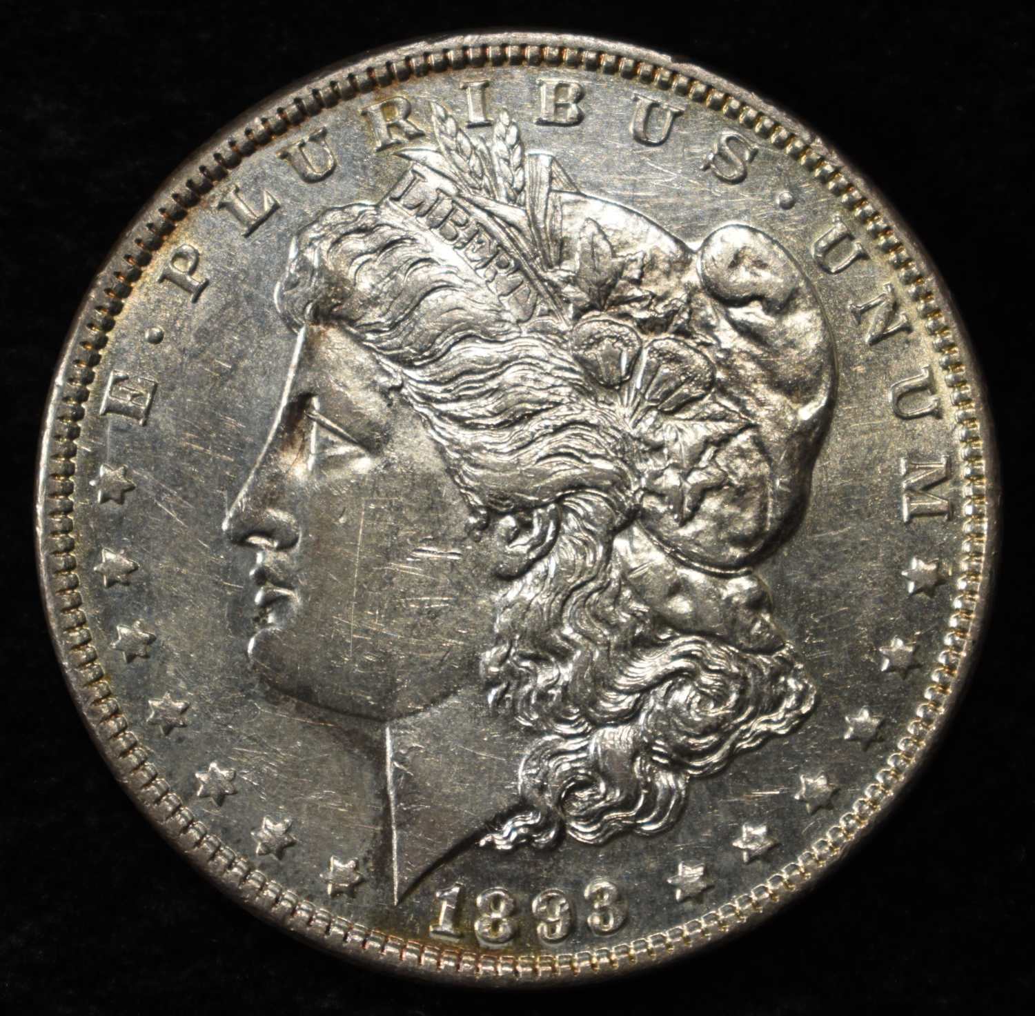 1893 MORGAN DOLLAR AU/BU