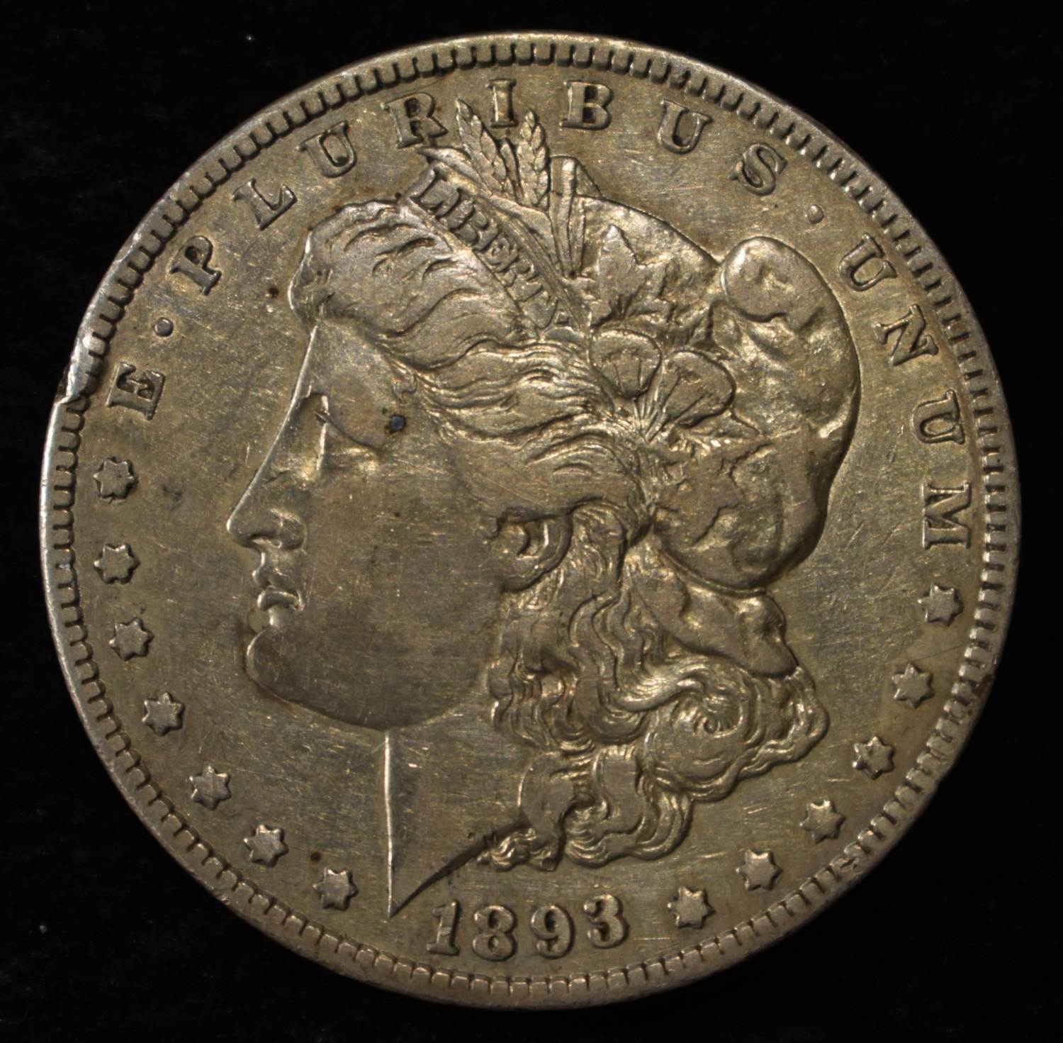 1893-O MORGAN DOLLAR VF/XF
