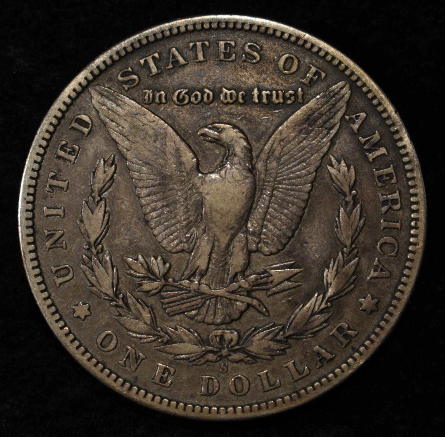 1895-S MORGAN DOLLAR VF