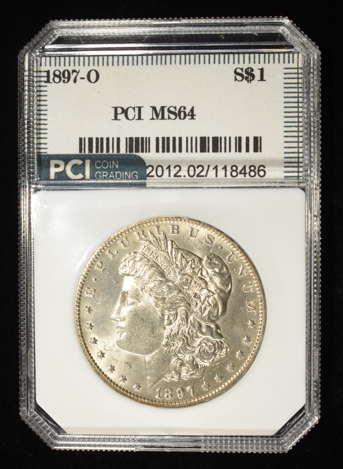 1897-O MORGAN DOLLAR CH/GEM BU