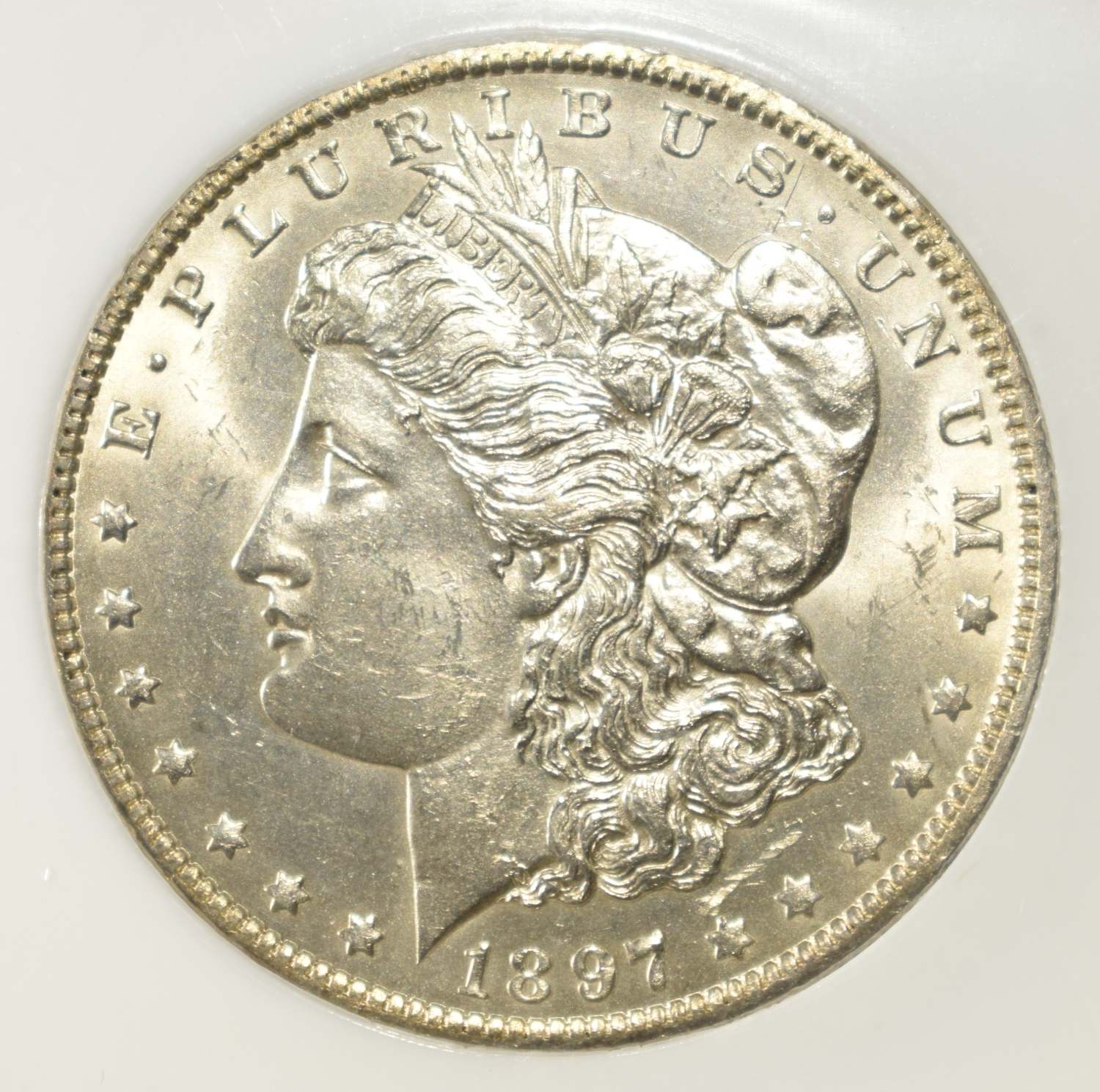 1897-O MORGAN DOLLAR CH/GEM BU