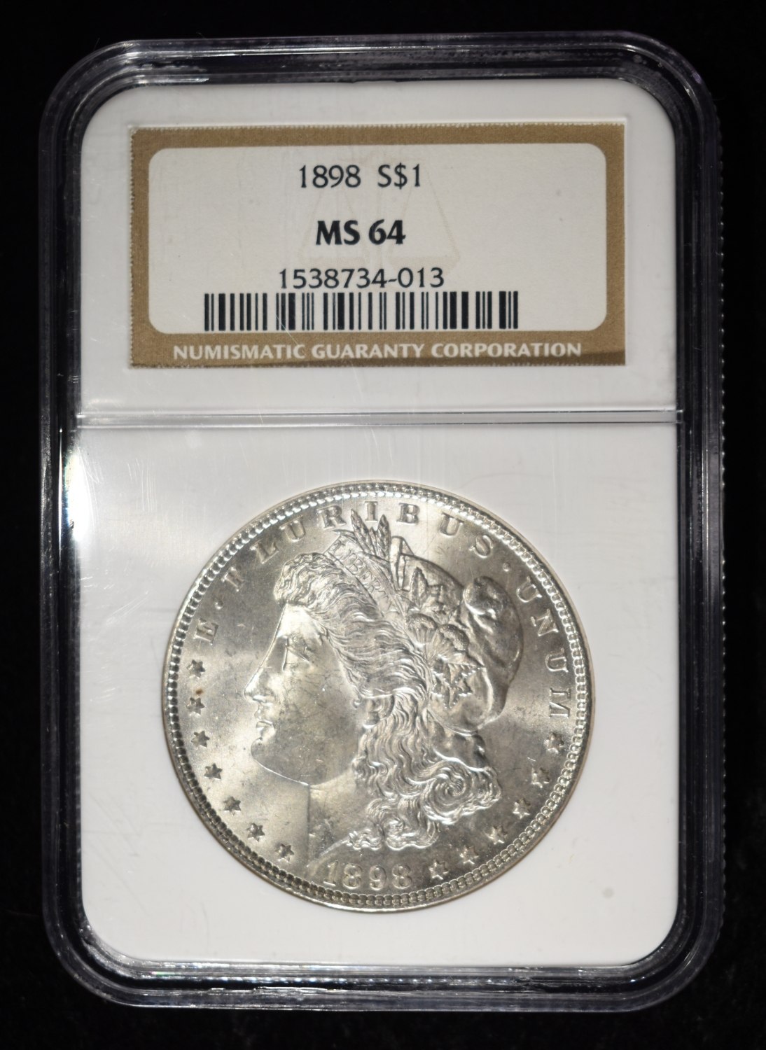 1898 MORGAN DOLLAR NGC MS-64