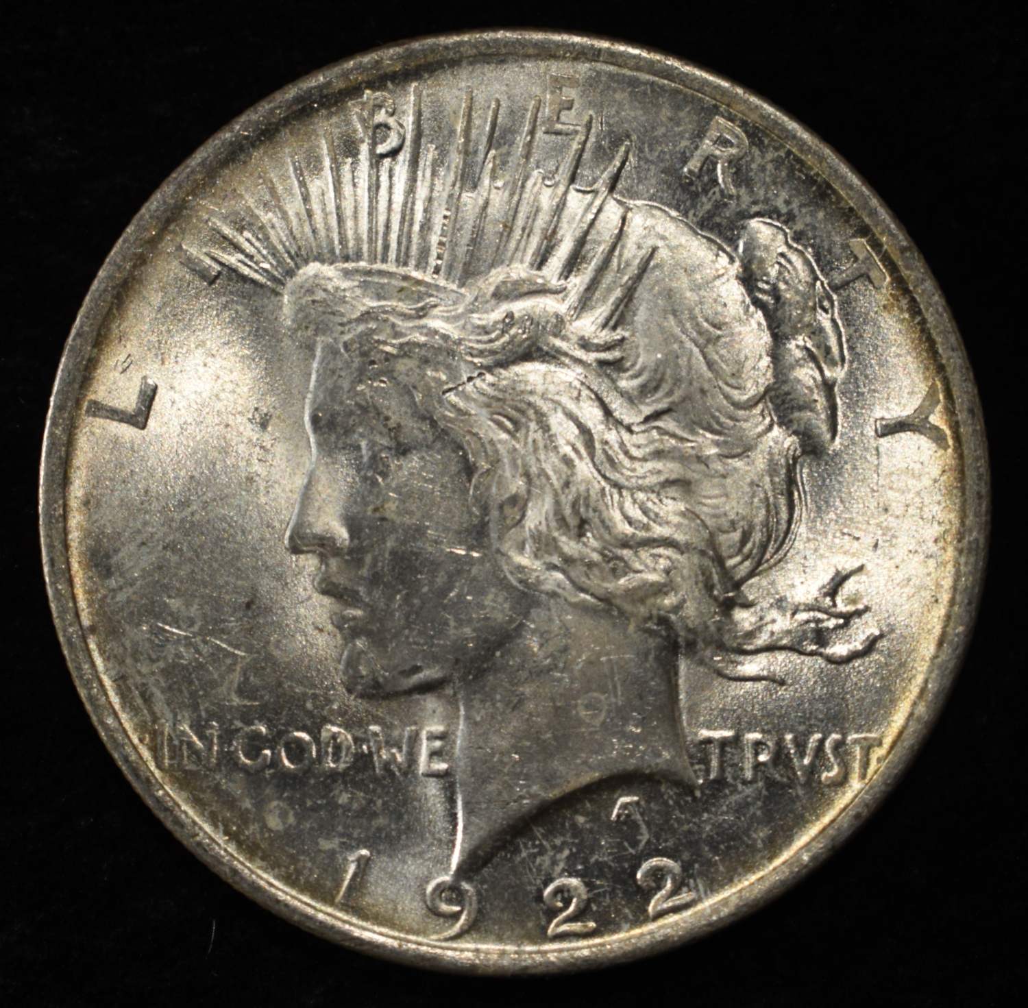 1922 PEACE DOLLAR BU