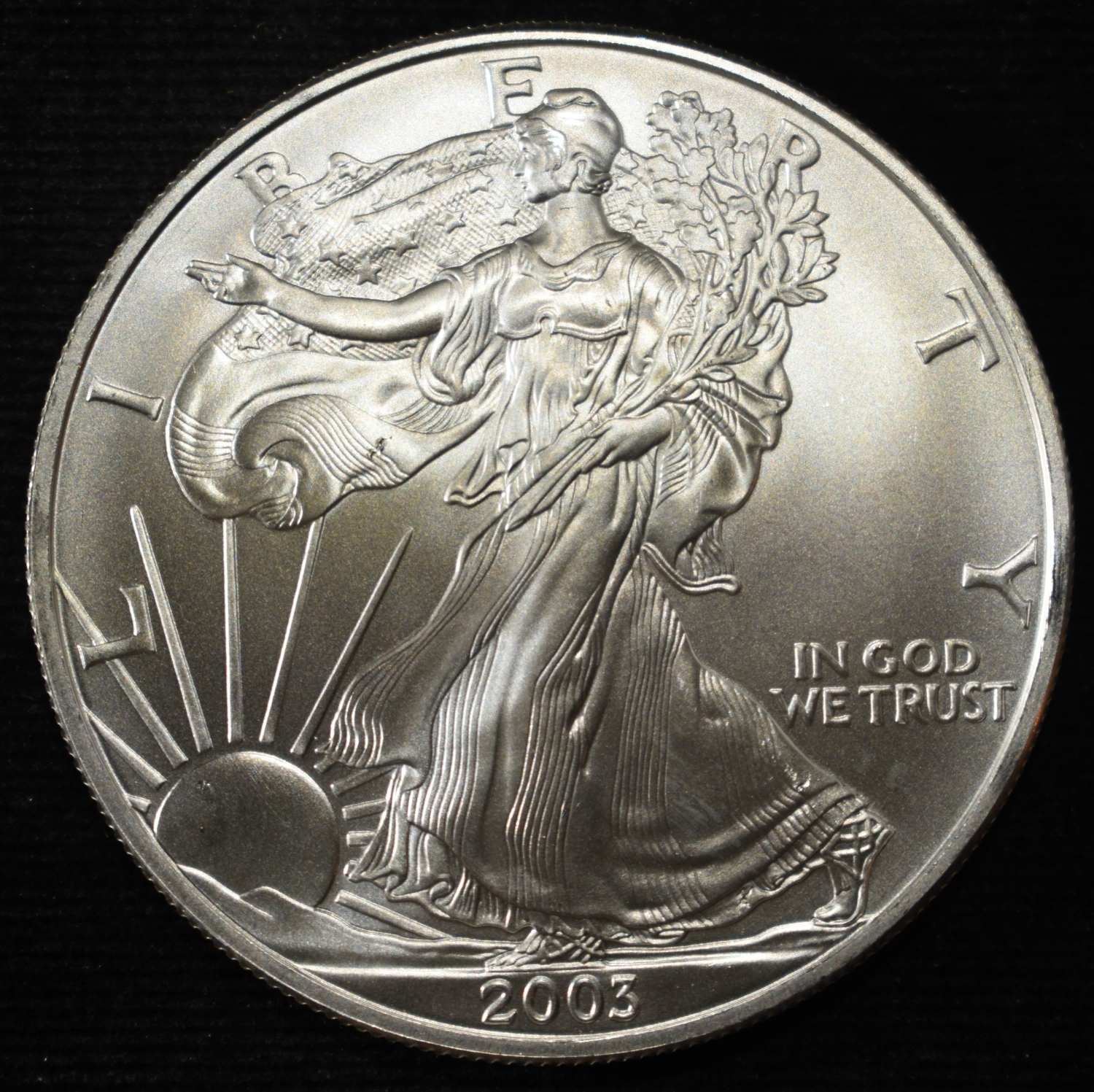 2003 AMERICAN SILVER EAGLE