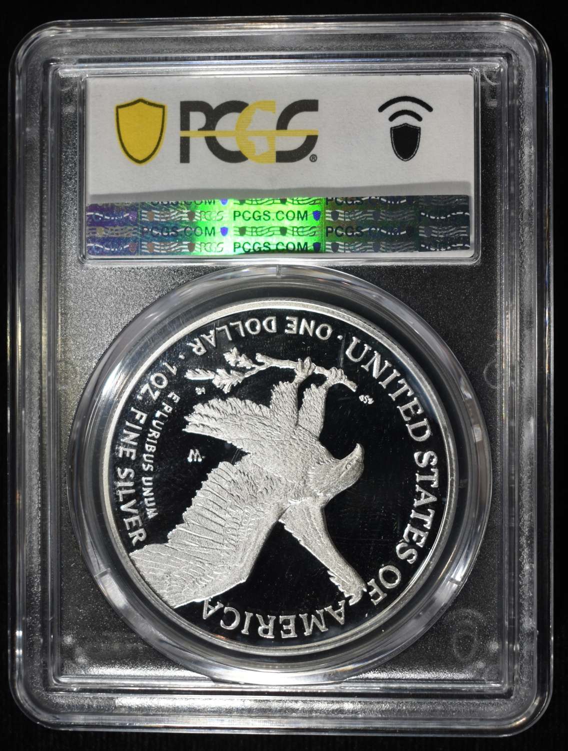 2025-W AMERICAN SILVER EAGLE PCGS PR70 DCAM AR
