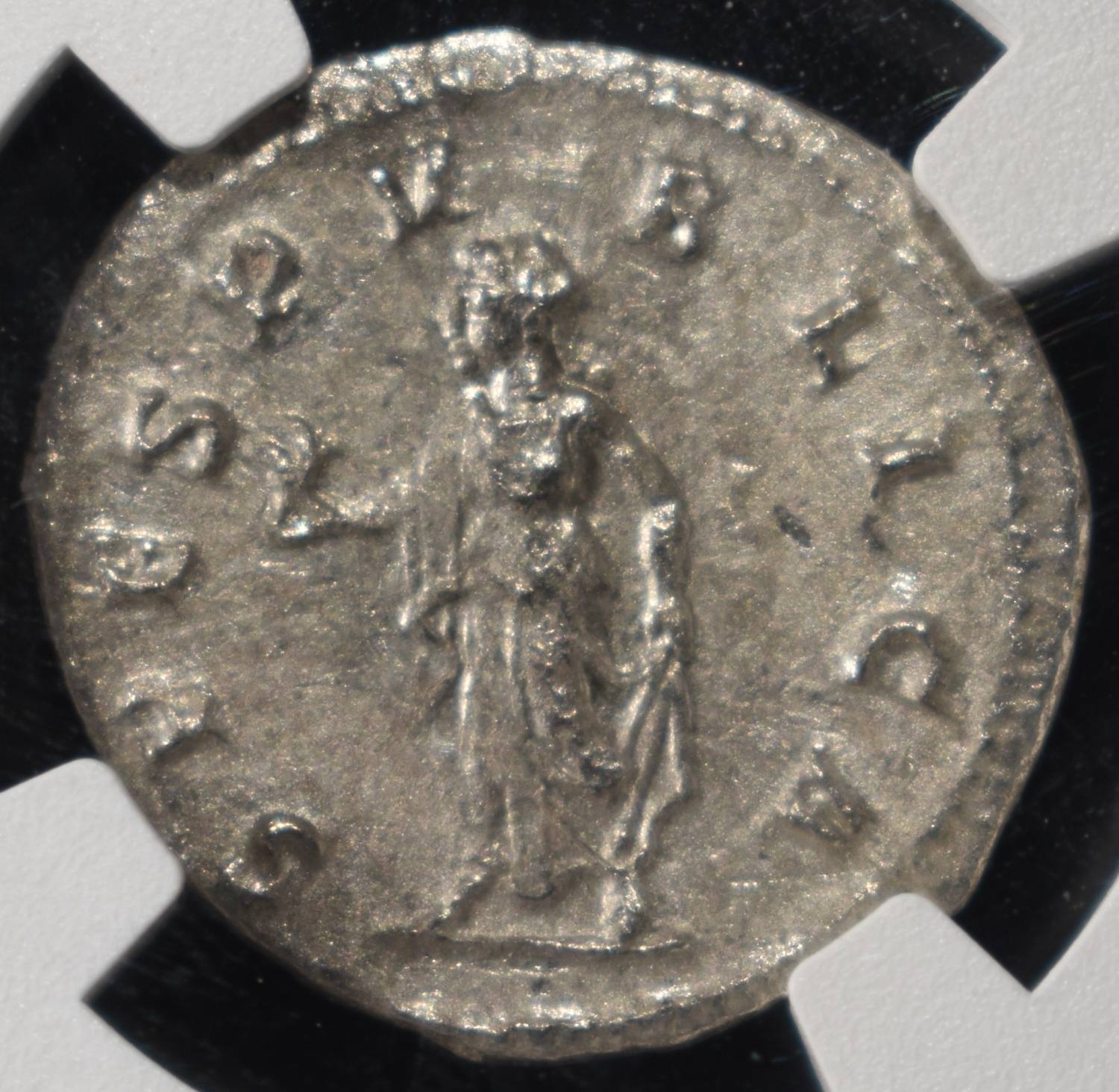 AD 222-235 SEV. ALEXANDER AR DENARIUS NGC CH XF