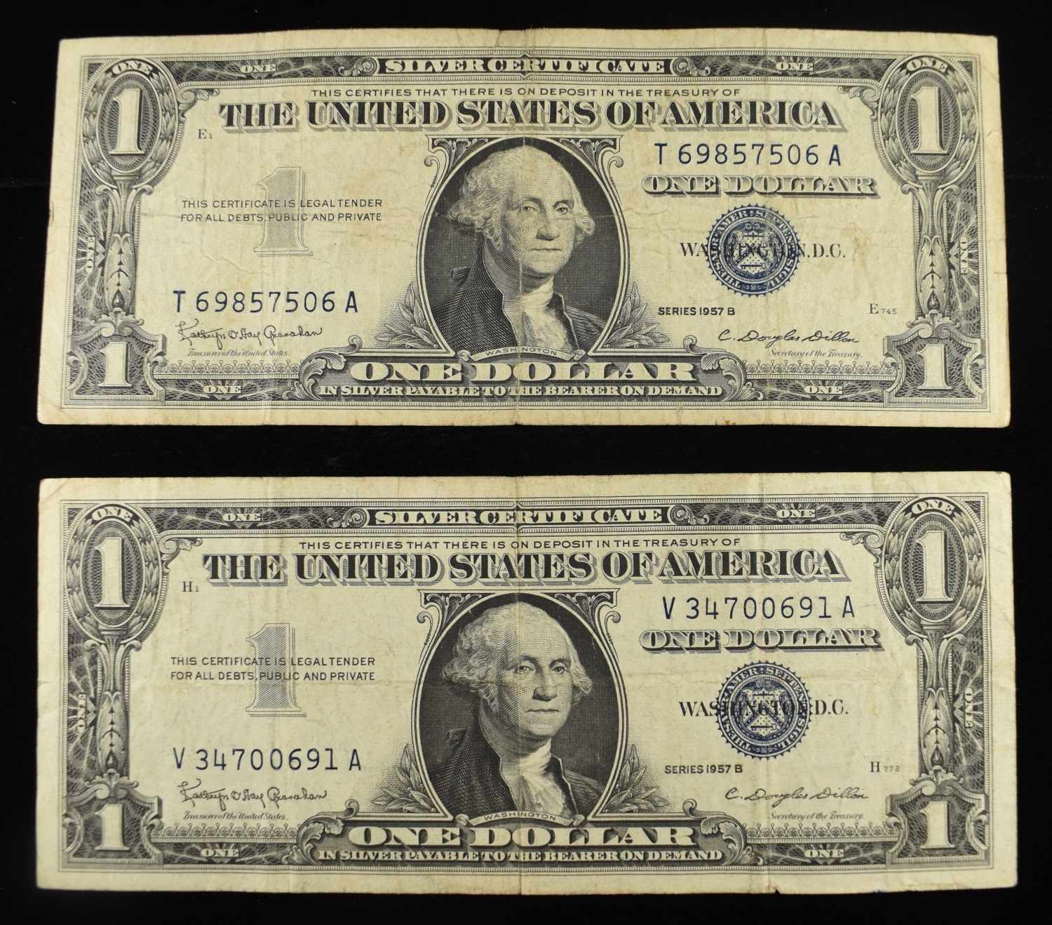 (26) SILVER CERTIFICATES F & VF