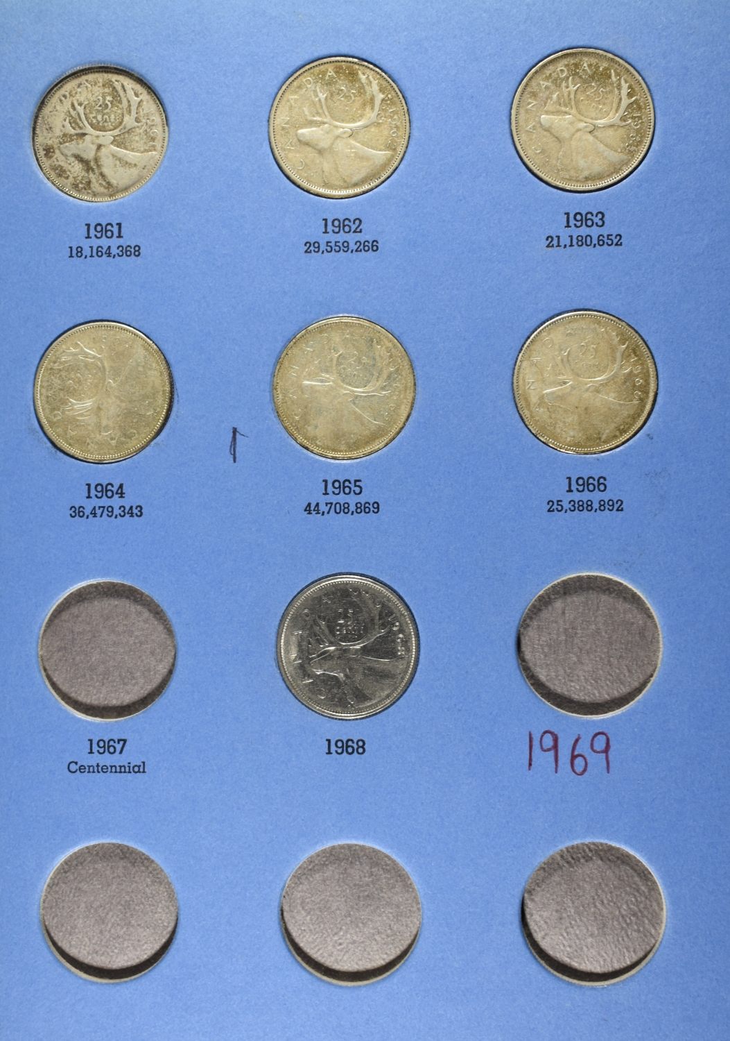 CANADIAN 25 CENT COLLECTION