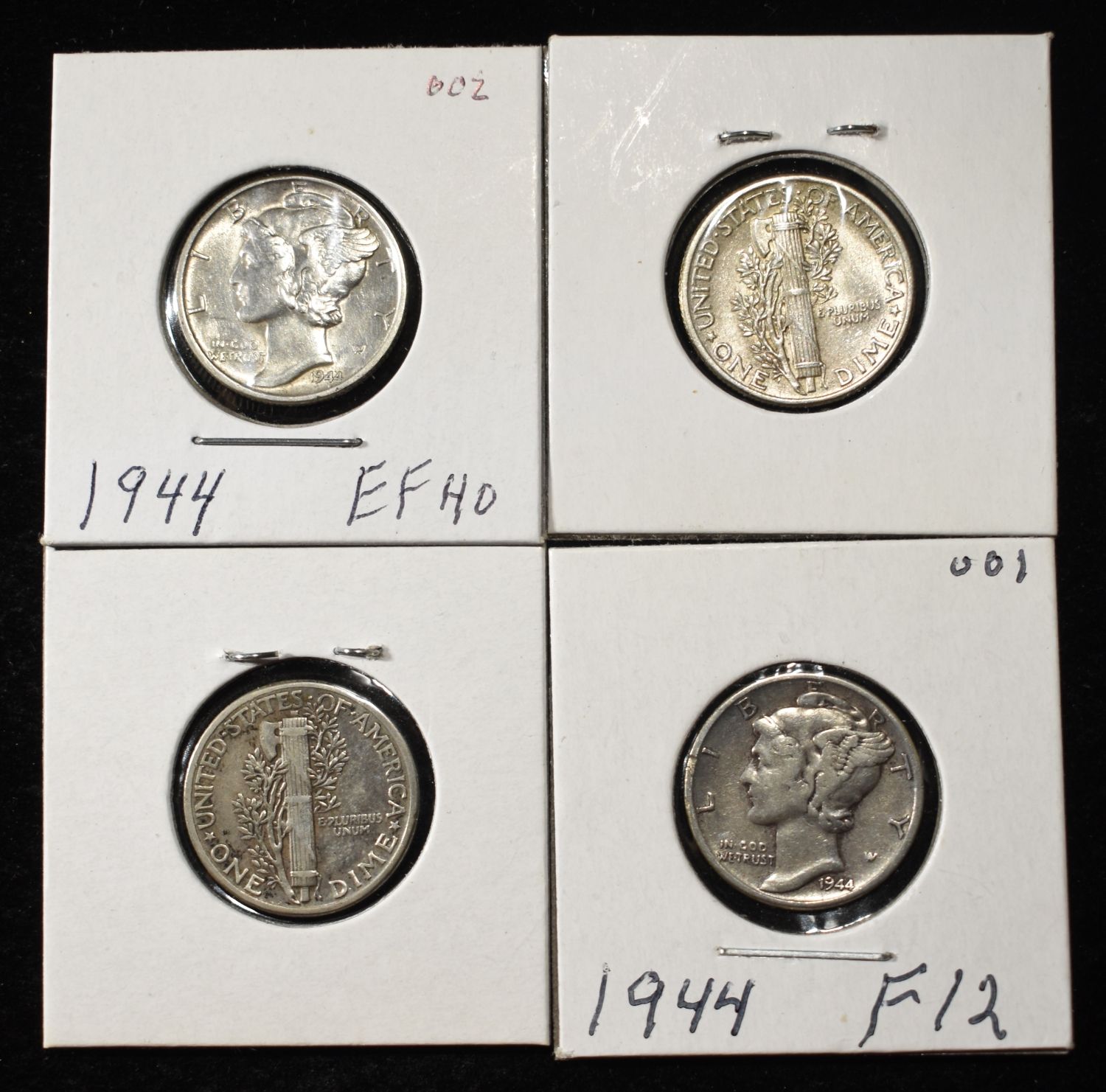 (50) 90% SILVER MERCURY DIMES
