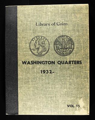 1932- WASHINGTON QUARTERS ALBUM. (65) 90% SILVER, (1) NON SILVER ESTIMATE $1250 - $1750.