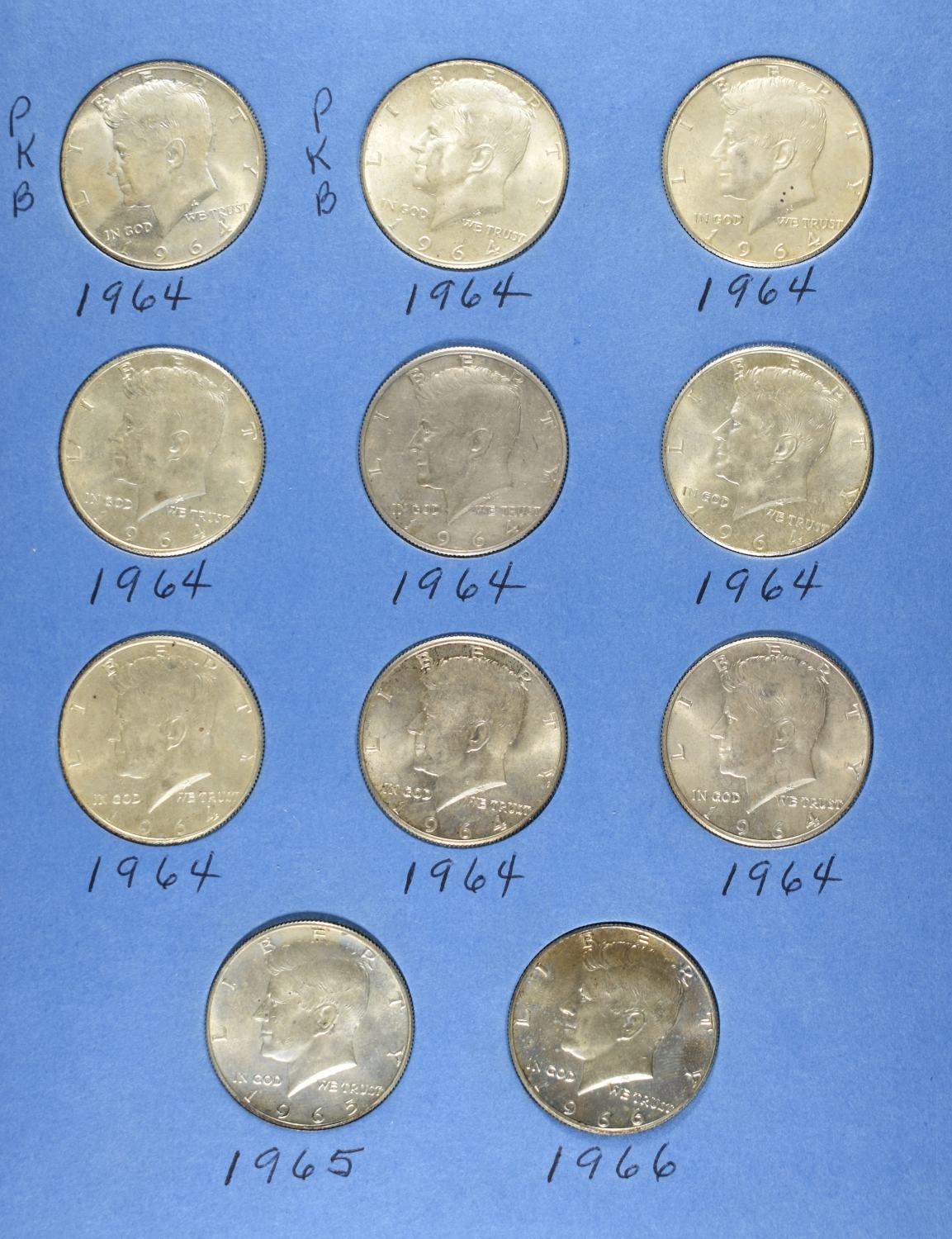 KENNEDY HALF DOLLARS COLLECTION WHITMAN