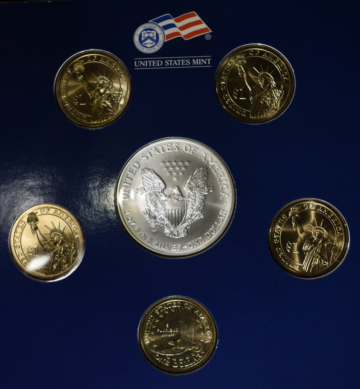 2007 UNCIRCULATED DOLLAR COIN SET