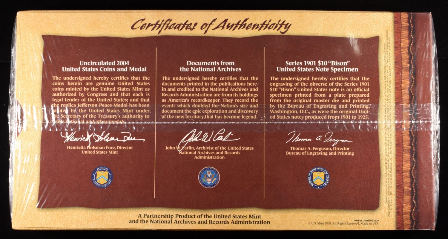 LEWIS AND CLARK COINAGE & CURRENCY SET