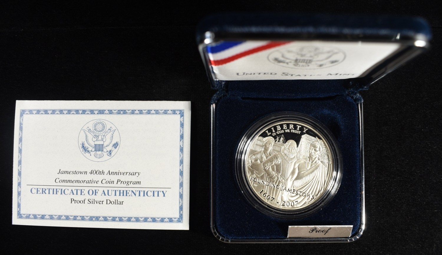 2007 $1 COMMEM JAMESTOWN PROOF