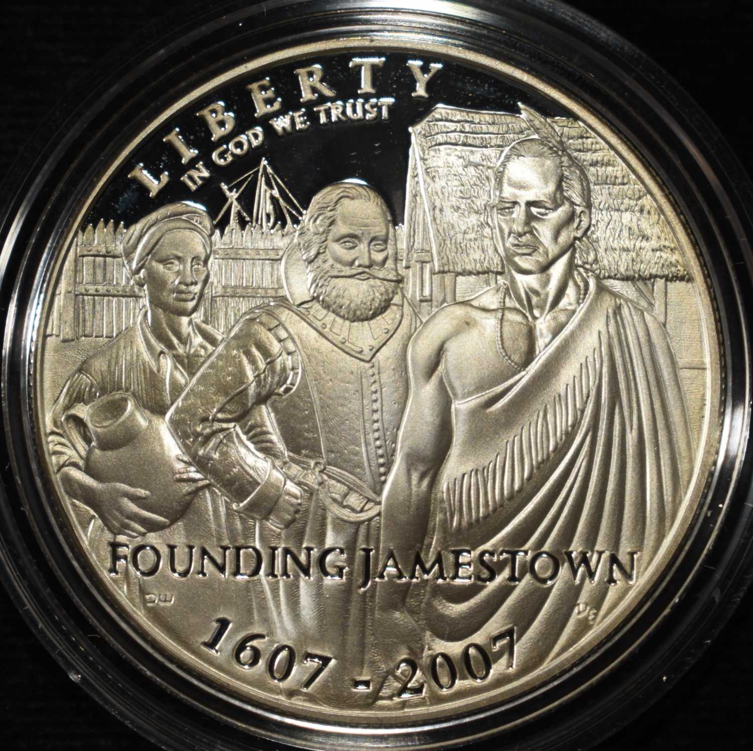 2007 $1 COMMEM JAMESTOWN PROOF
