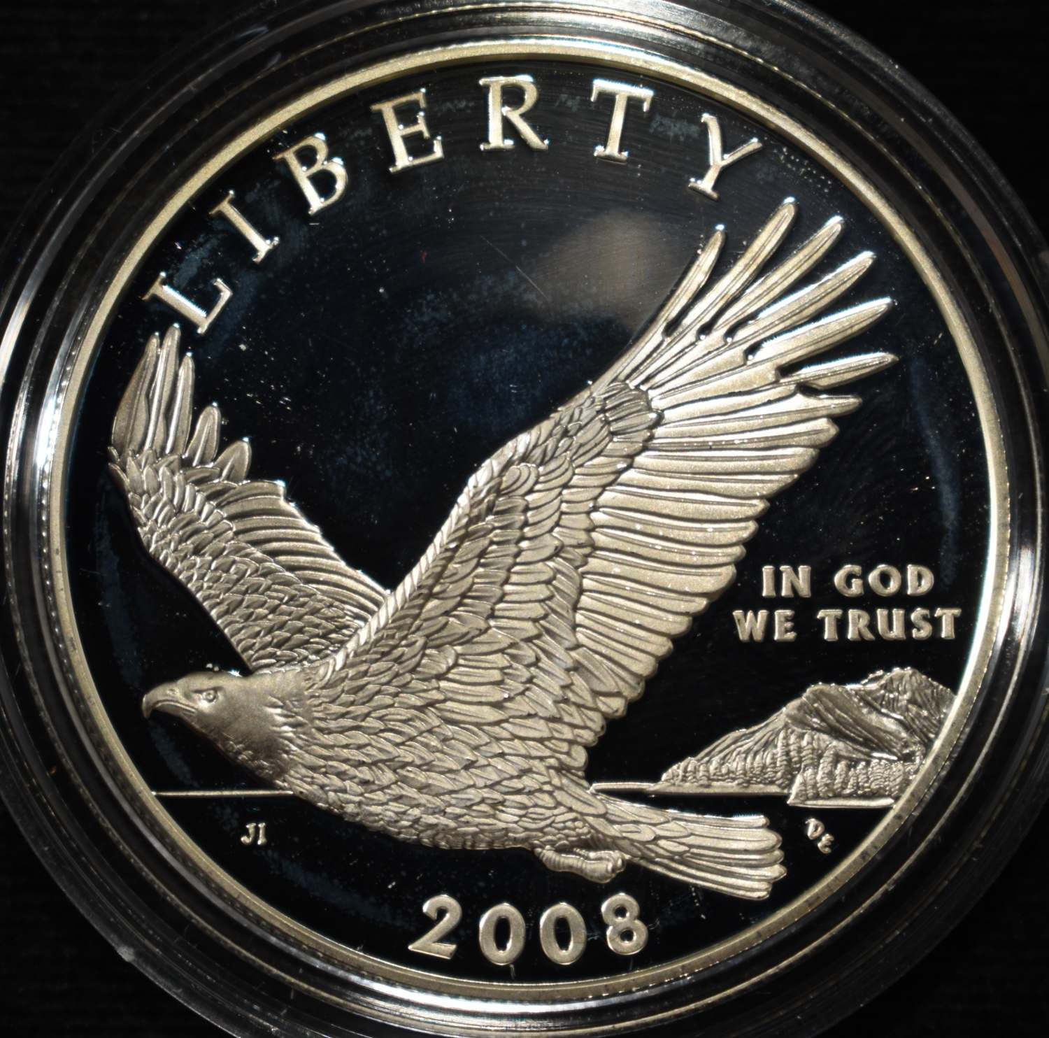 2008 $1 COMMEM BALD EAGLE PROOF