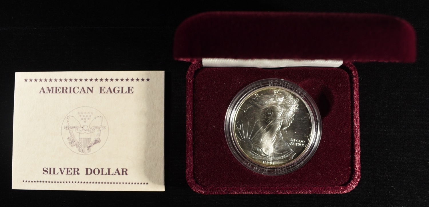 1990 AMERICAN SILVER EAGLE PROOF
