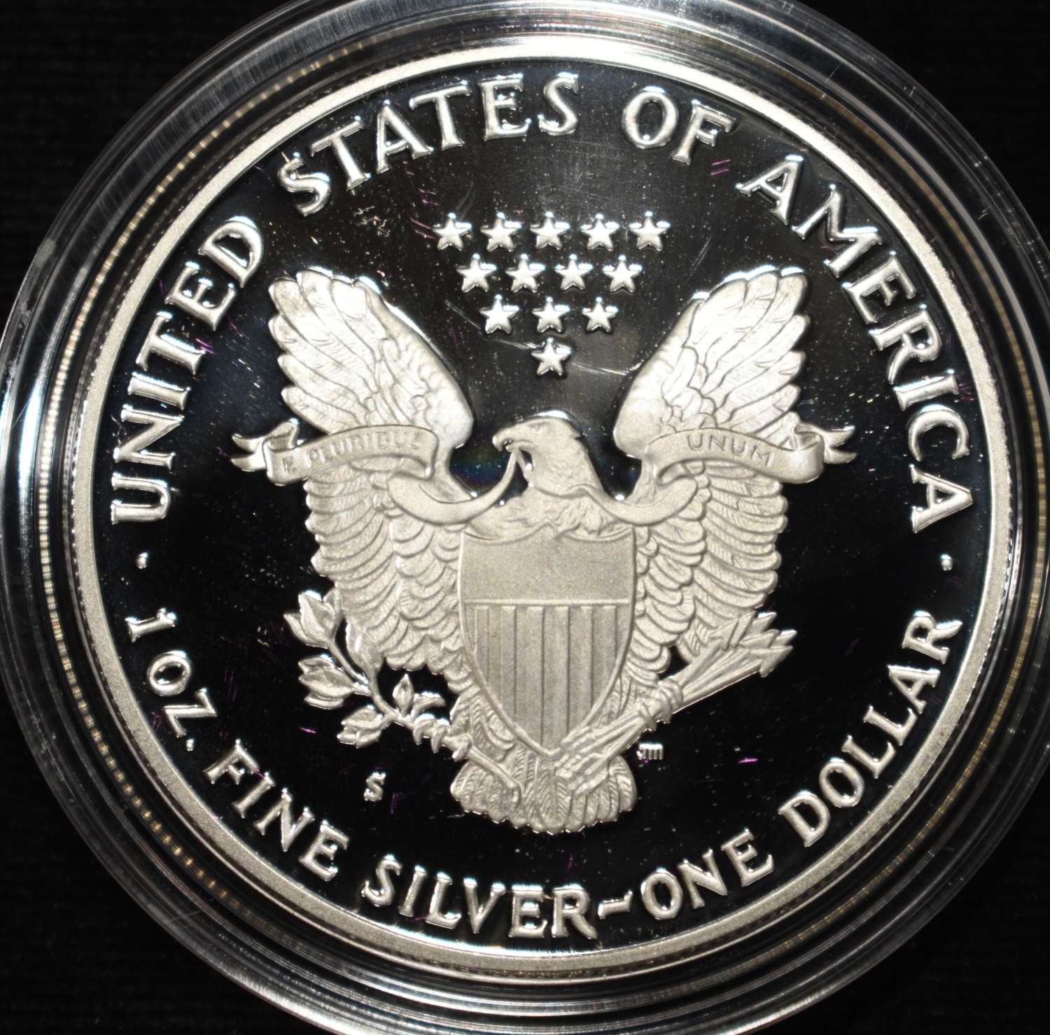 1992-S AMERICAN SILVER EAGLE PROOF
