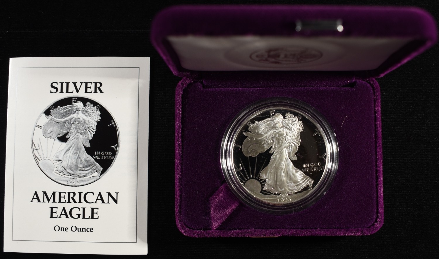 1993 AMERICAN SILVER EAGLE PROOF