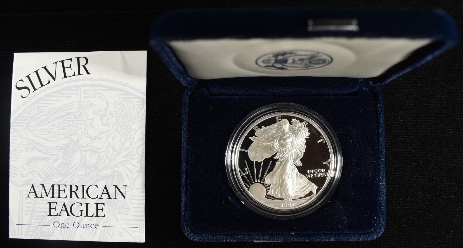 1997 AMERICAN SILVER EAGLE PROOF