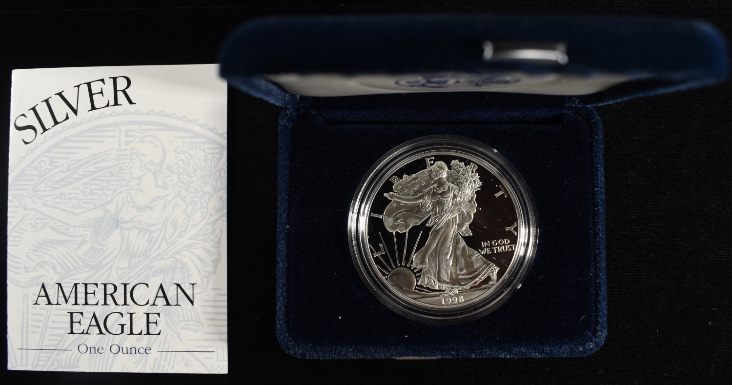 1998 AMERICAN SILVER EAGLE PROOF