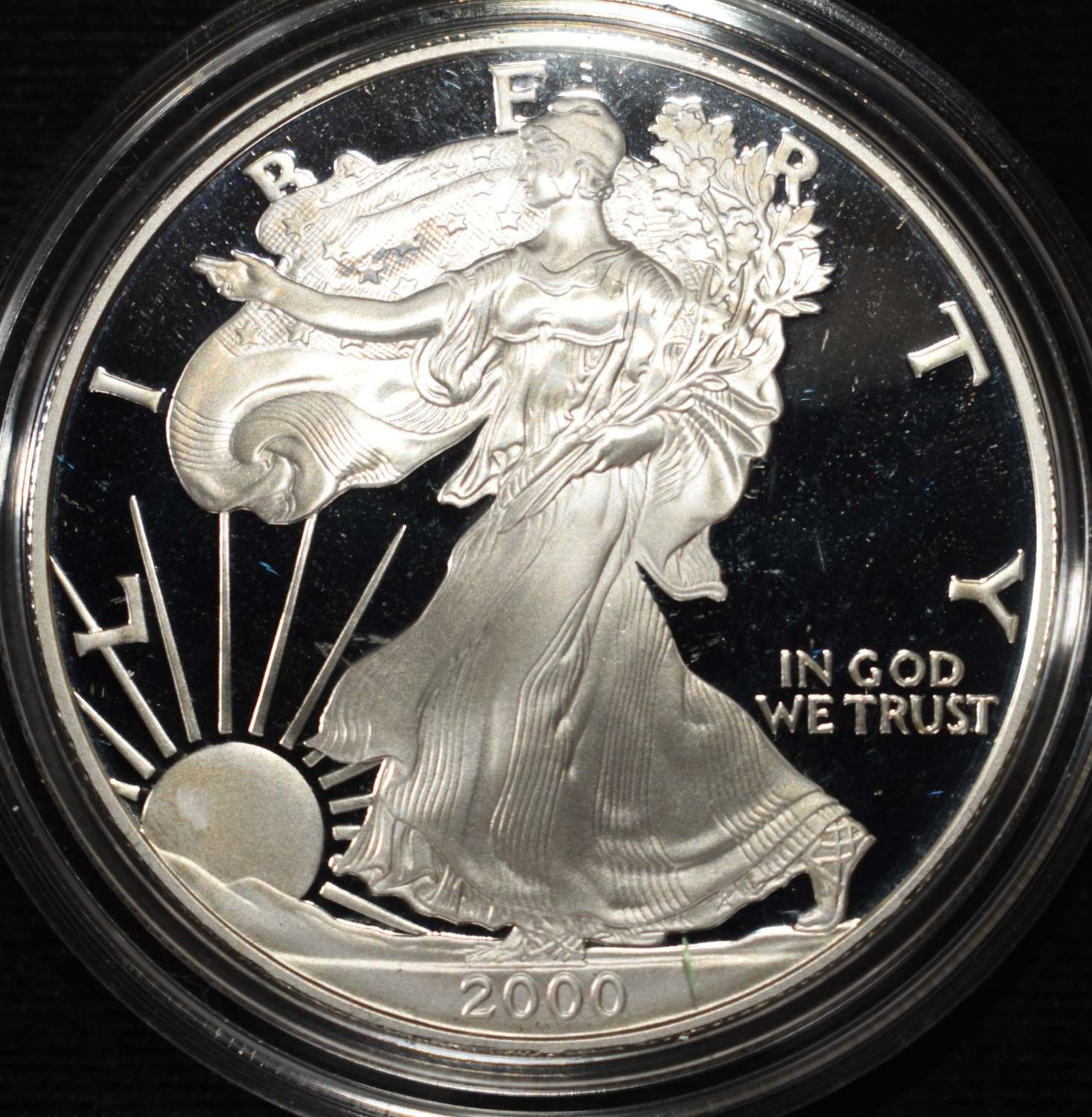 2000 AMERICAN SILVER EAGLE PROOF
