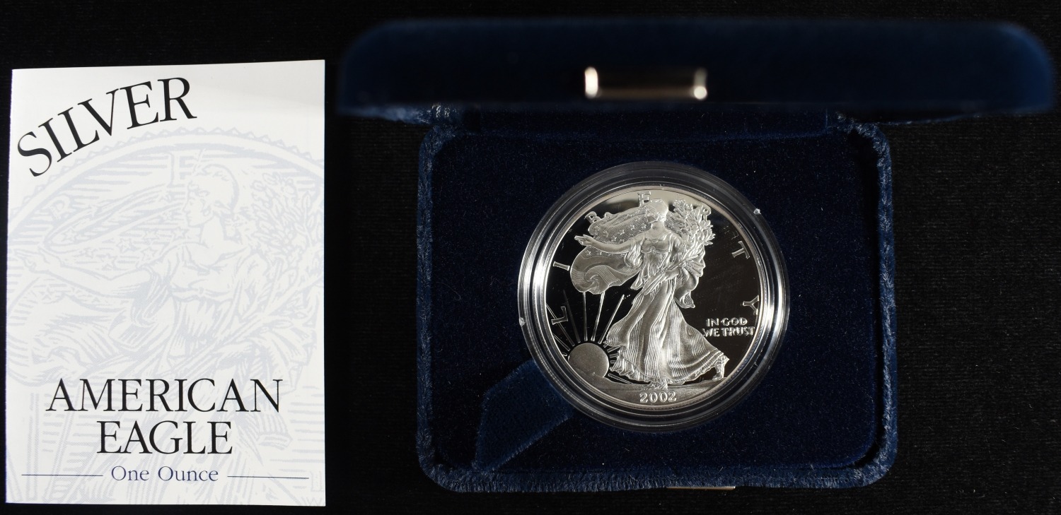 2002-W AMERICAN SILVER EAGLE PROOF