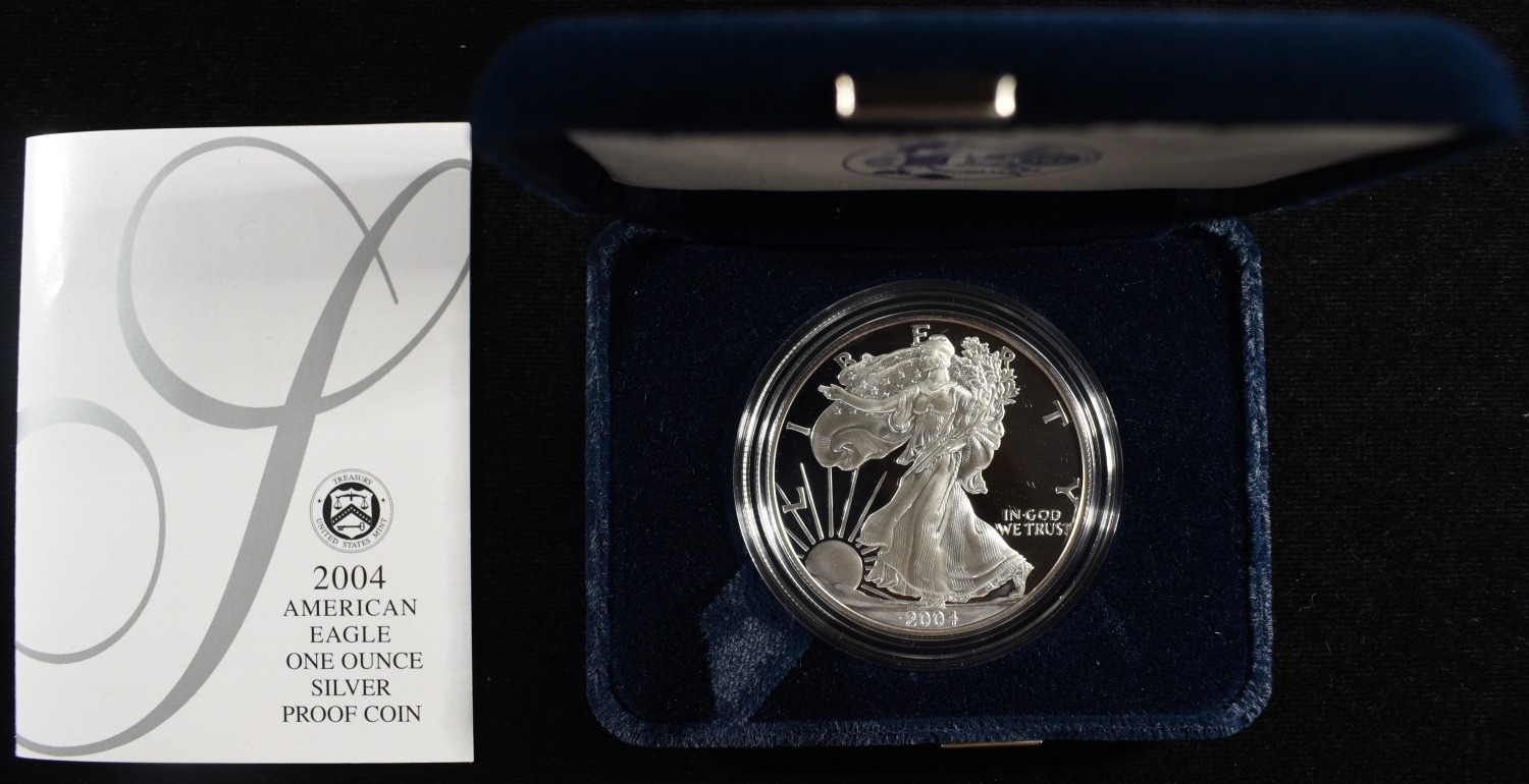 2004-W AMERICAN SILVER EAGLE PROOF