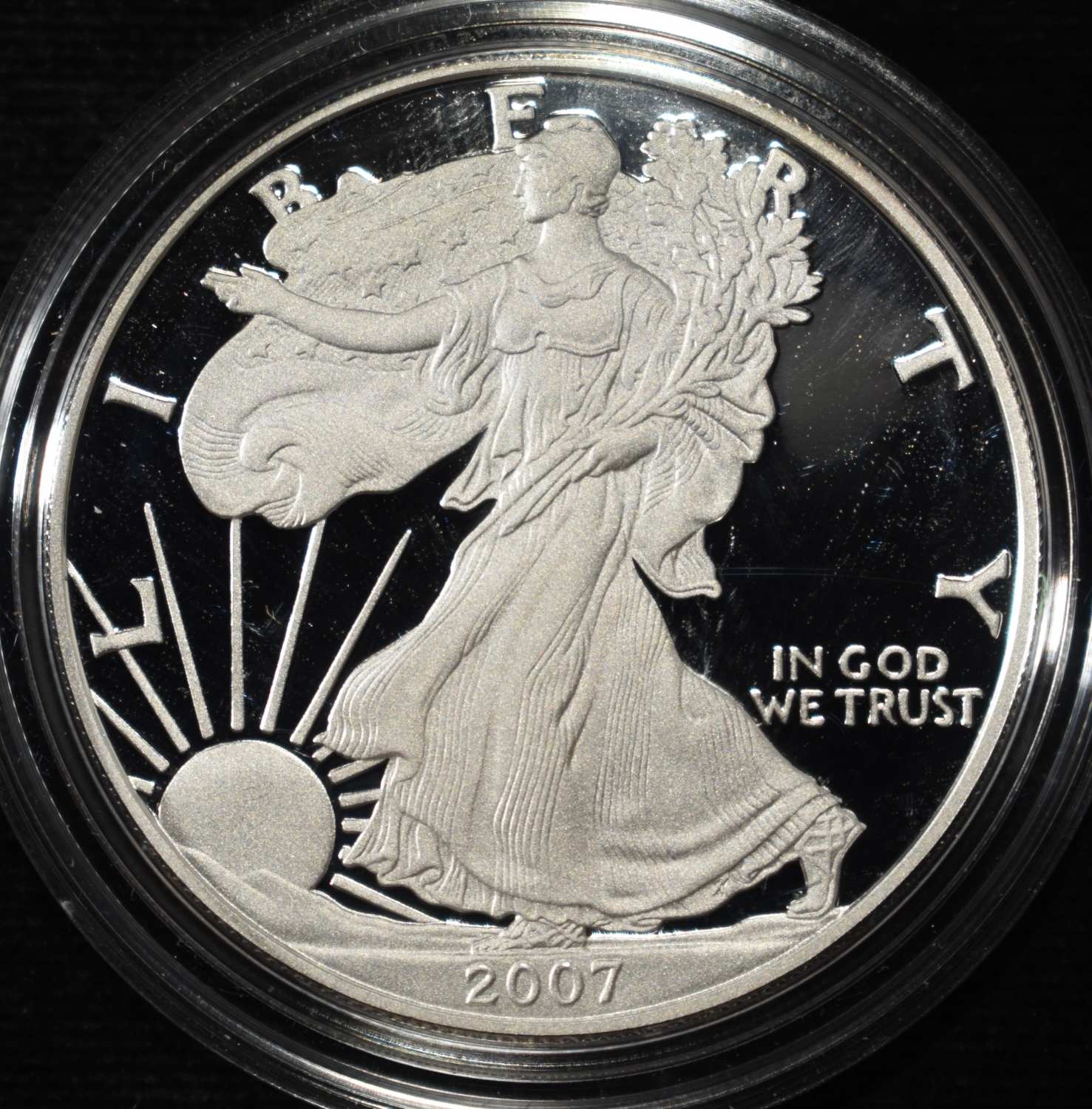 2007-W AMERICAN SILVER EAGLE PROOF