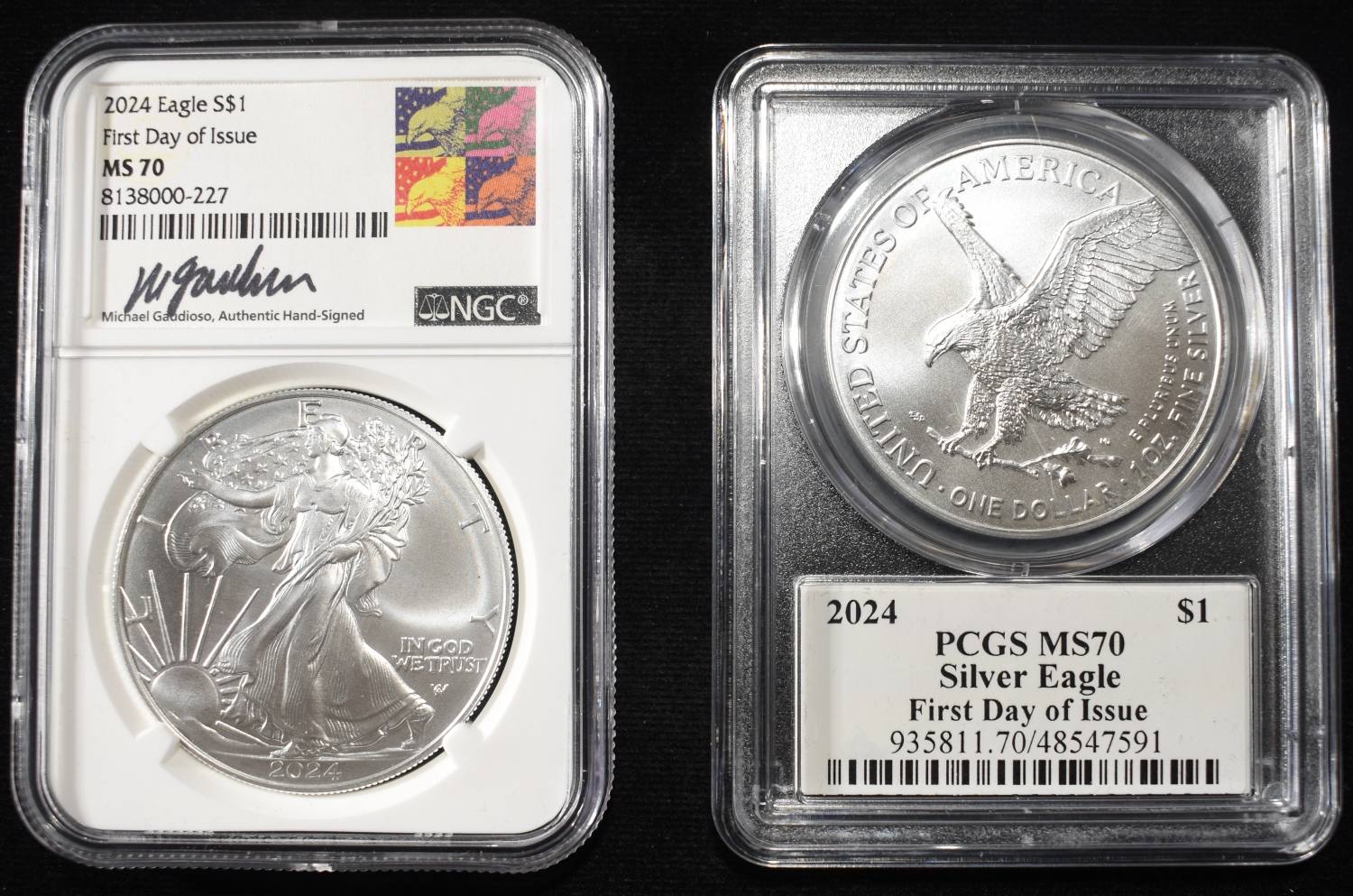 2024-W AMERICAN SILVER EAGLE PCGS & NGC