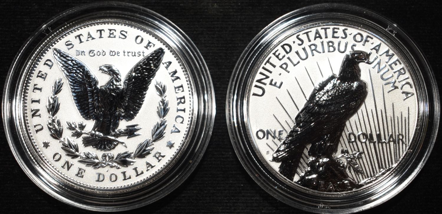 2025-S MORGAN AND PEACE DOLLARS RP TWO-COIN SET