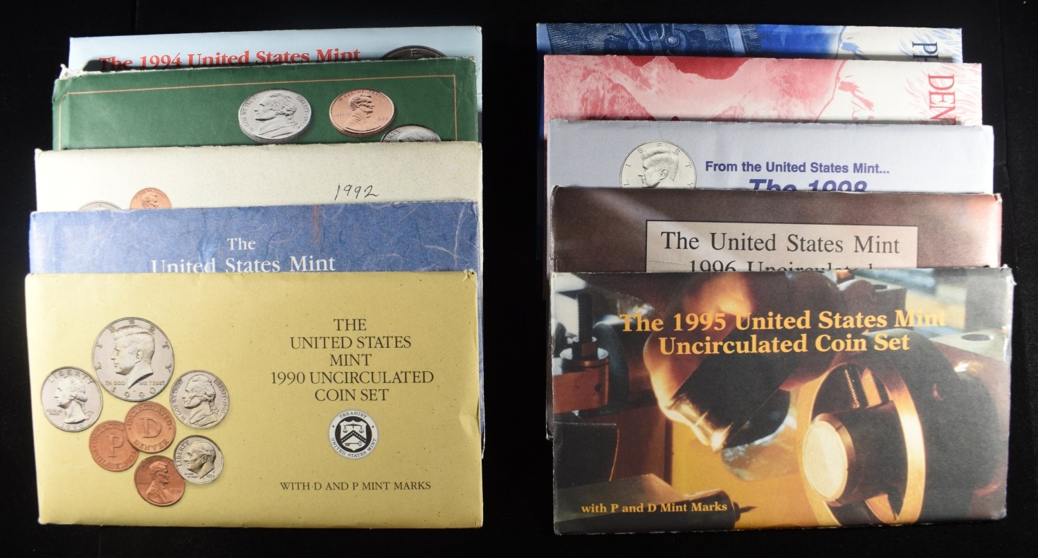 1990-1999 MINT SETS MISSING 1997