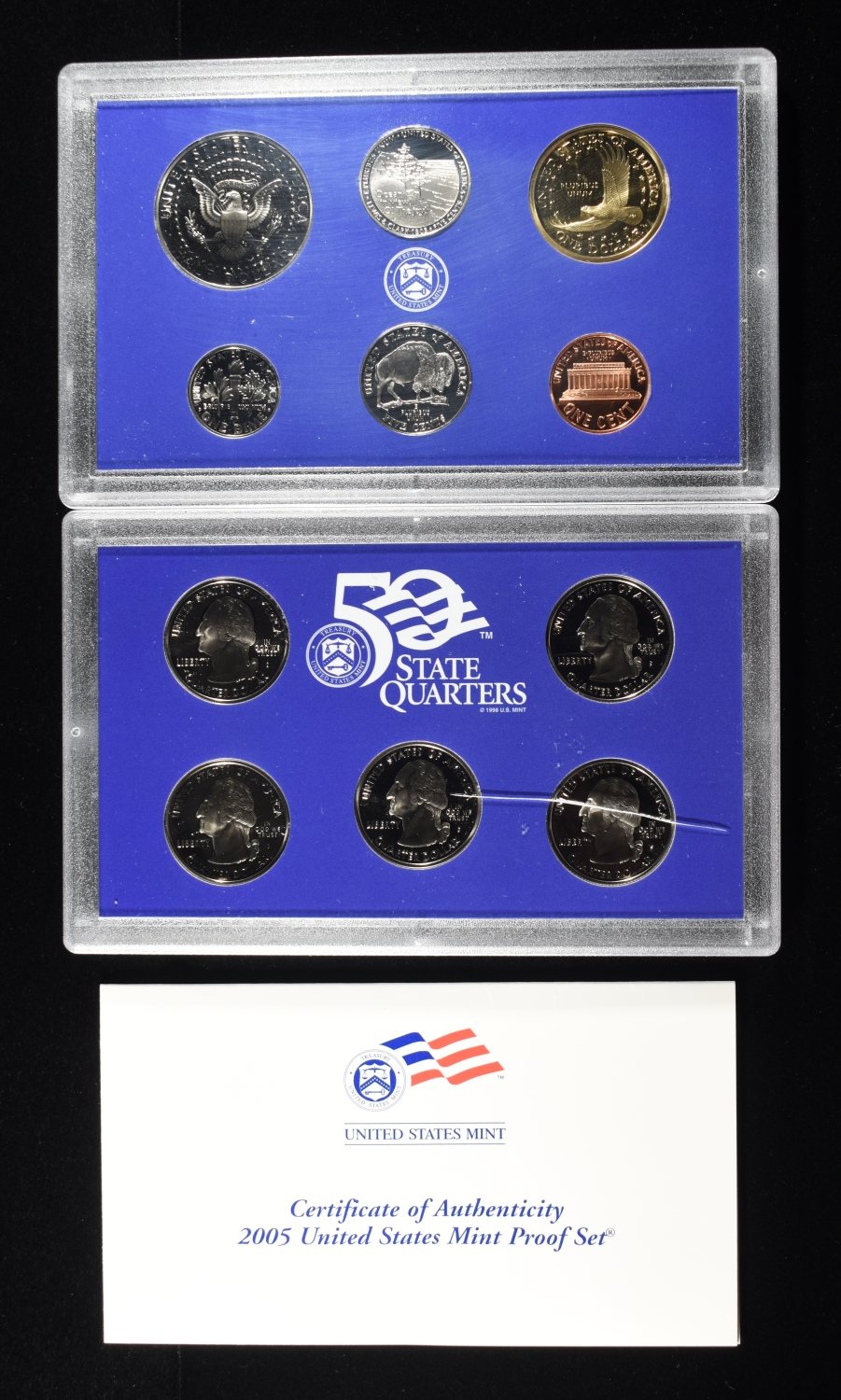 (5) 2005 MINT PROOF SETS