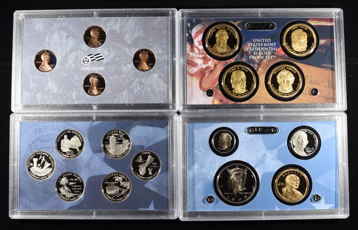 2007, 08, 09 US PROOF SETS