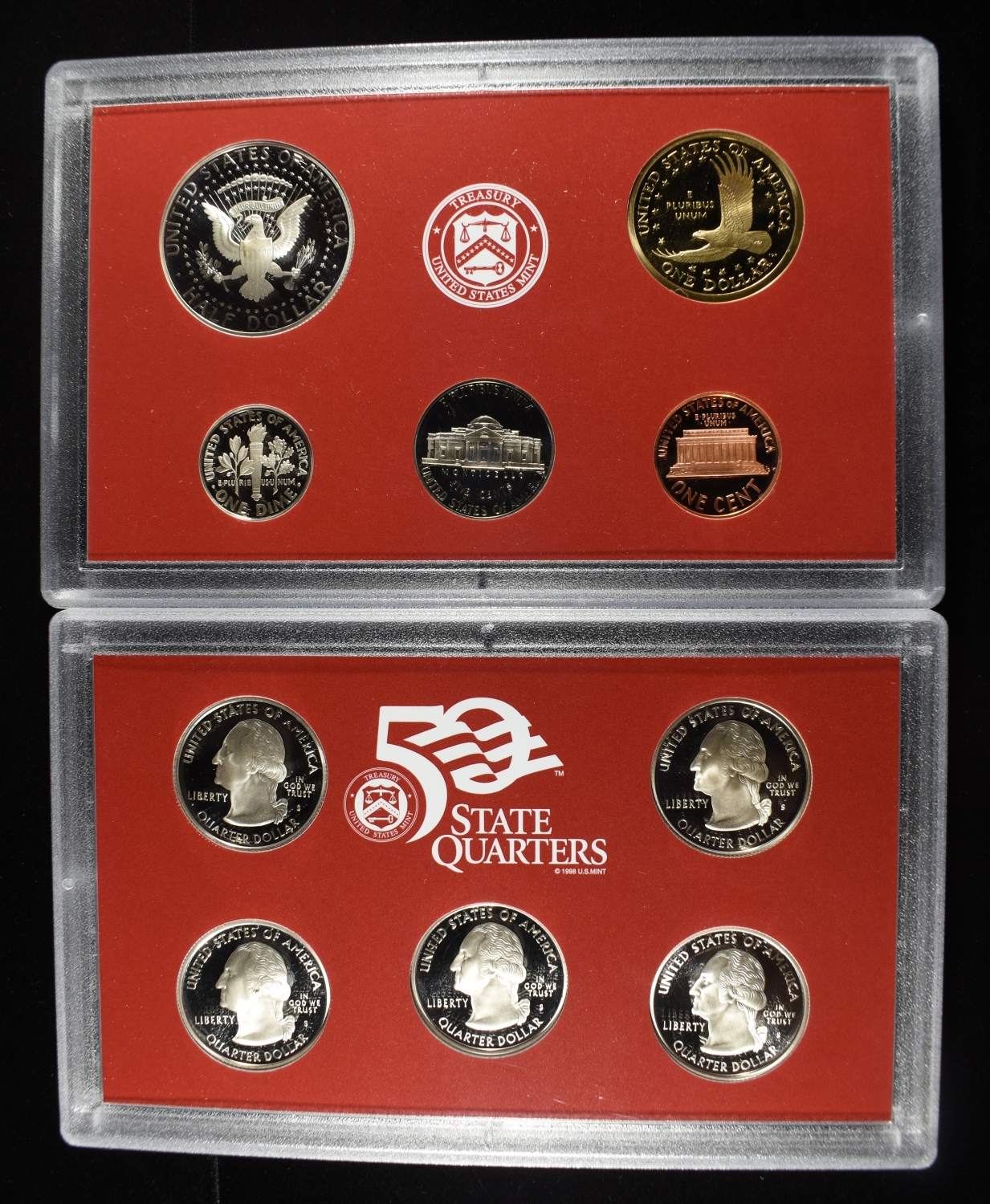 2008 SILVER PROOF SET INCOMPLETE