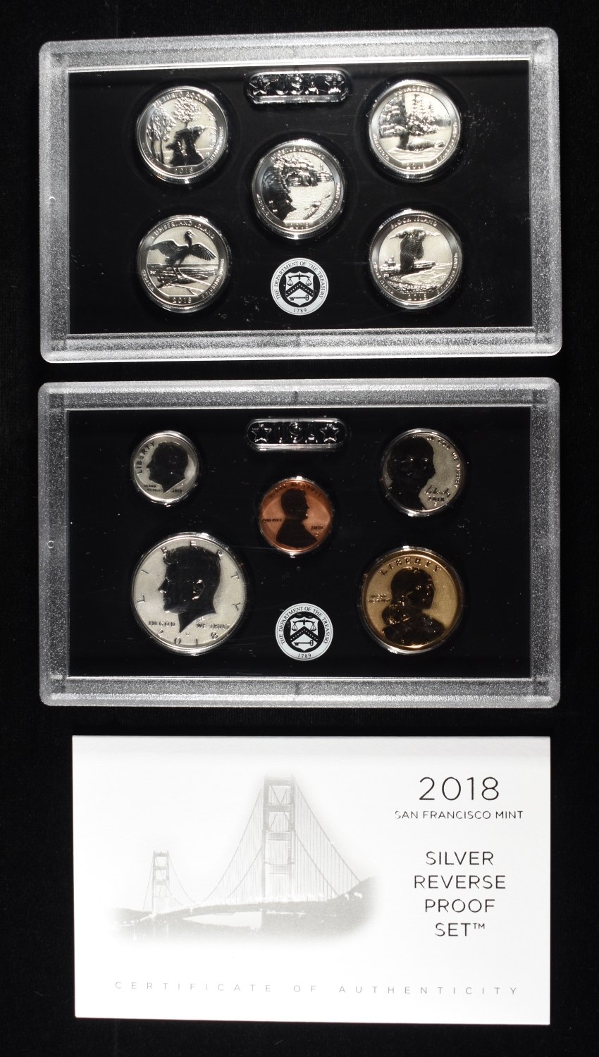 2018 SILVER REVERSE PROOF SET