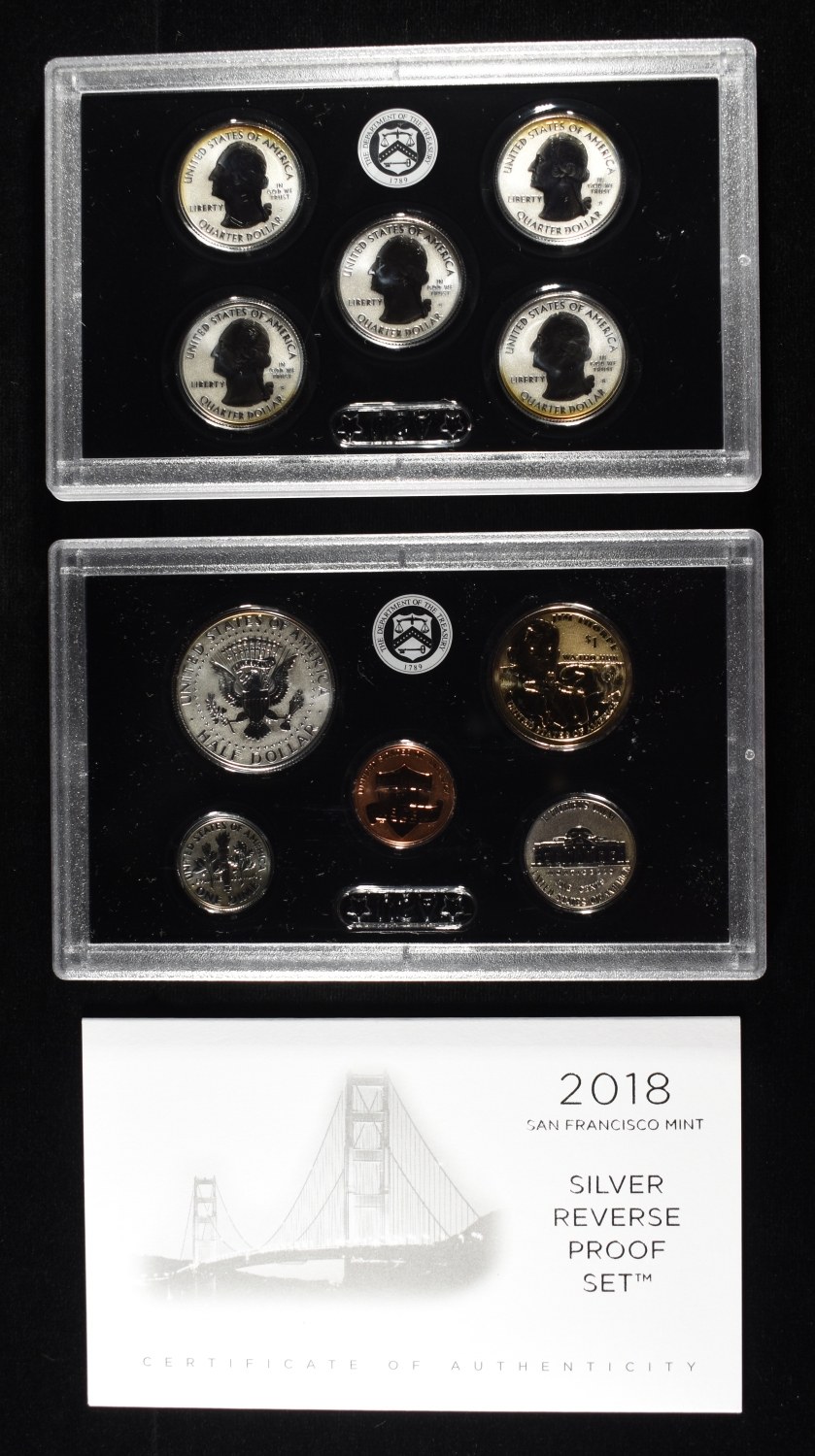 2018 SILVER REVERSE PROOF SET