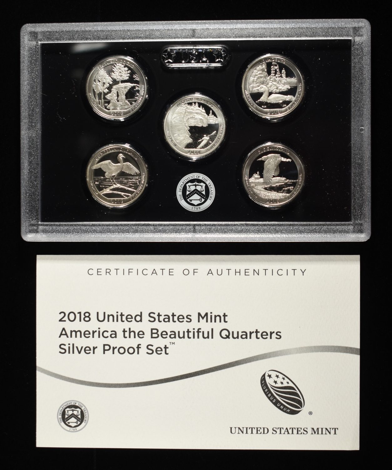 2018 AMERICA THE BEAUTIFUL SILVER PROOF SET