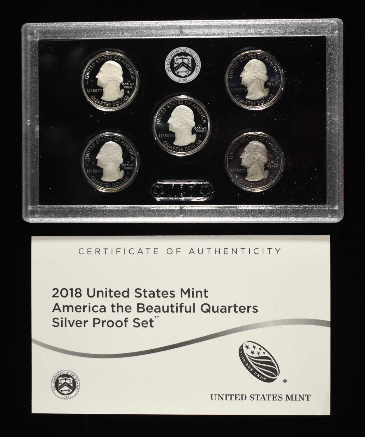 2018 AMERICA THE BEAUTIFUL SILVER PROOF SET