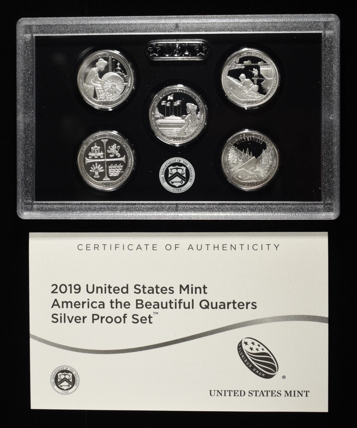 2019 AMERICA THE BEAUTIFUL SILVER PROOF SET