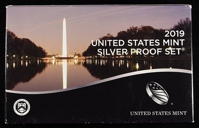 2019 SILVER PROOF SET. BID WITH SILVER CITY AUCTIONS ESTIMATE $110 - $160.