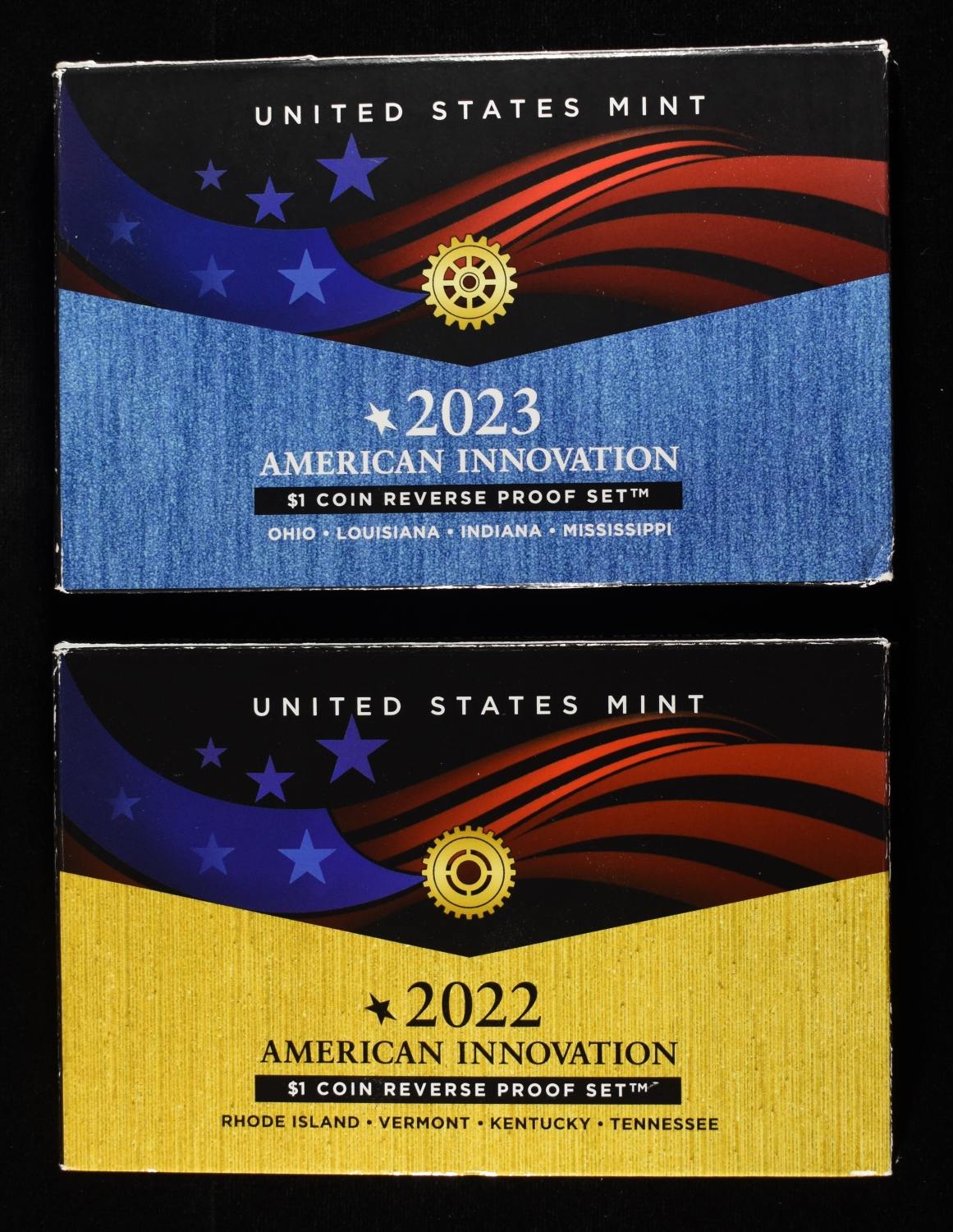 2022 & 2023 $1 INNOVATION REVERSE PROOF SET
