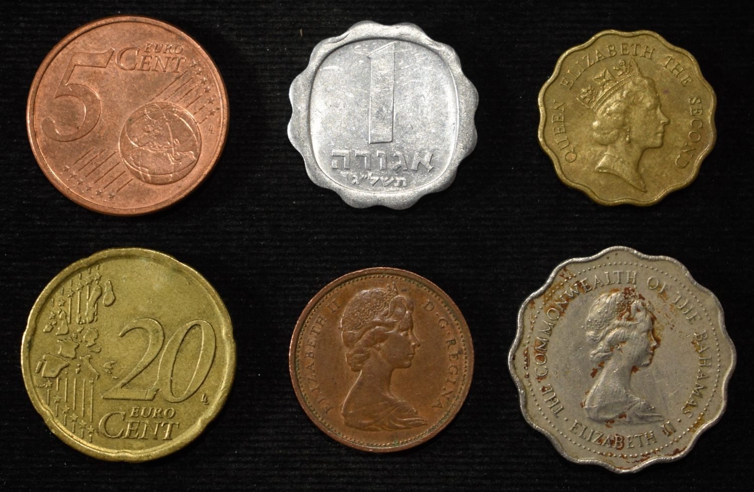 5 LB FOREIGN COINS NON- SILVER