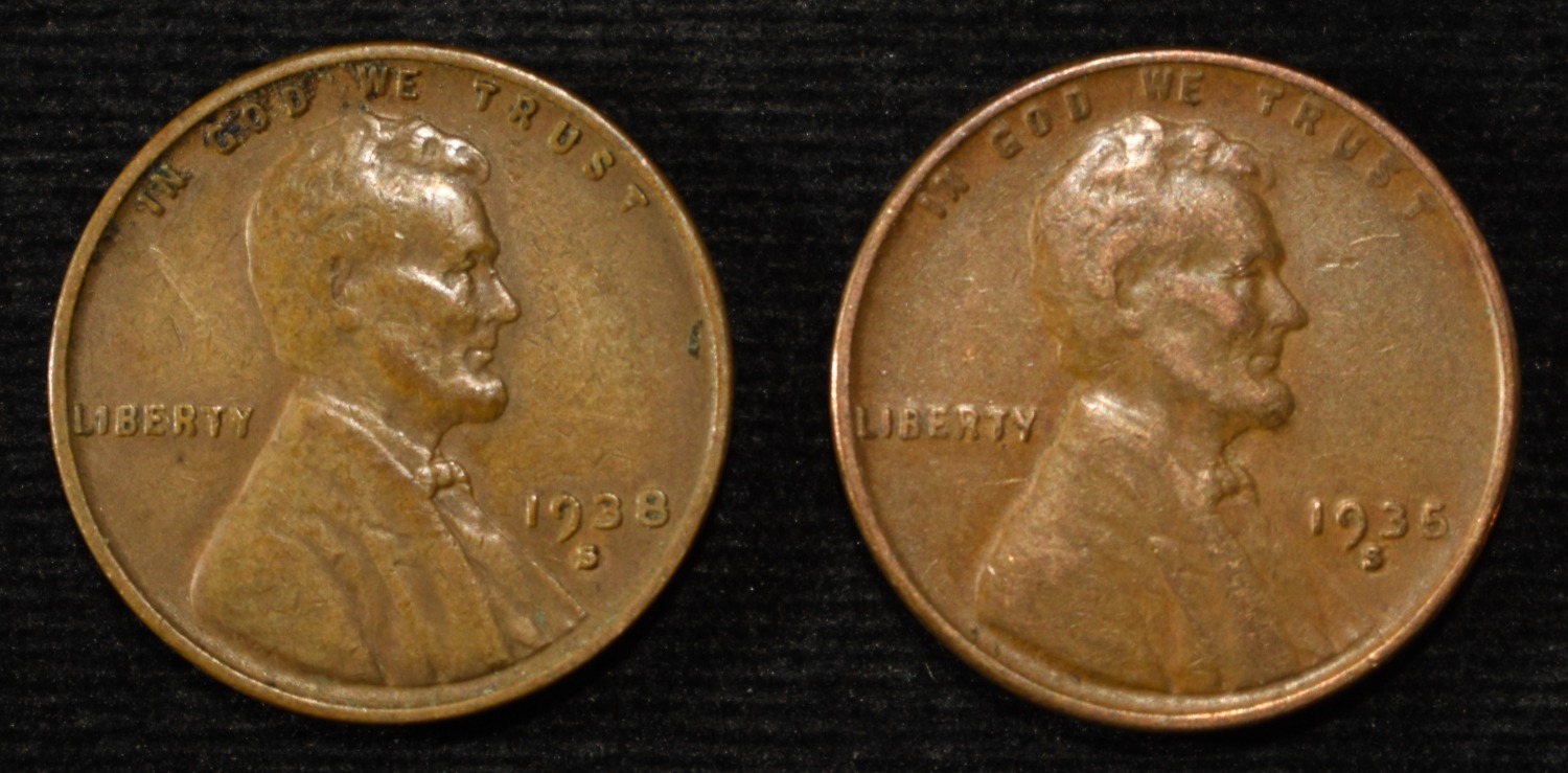 200 "S" MINT WHEAT CENTS