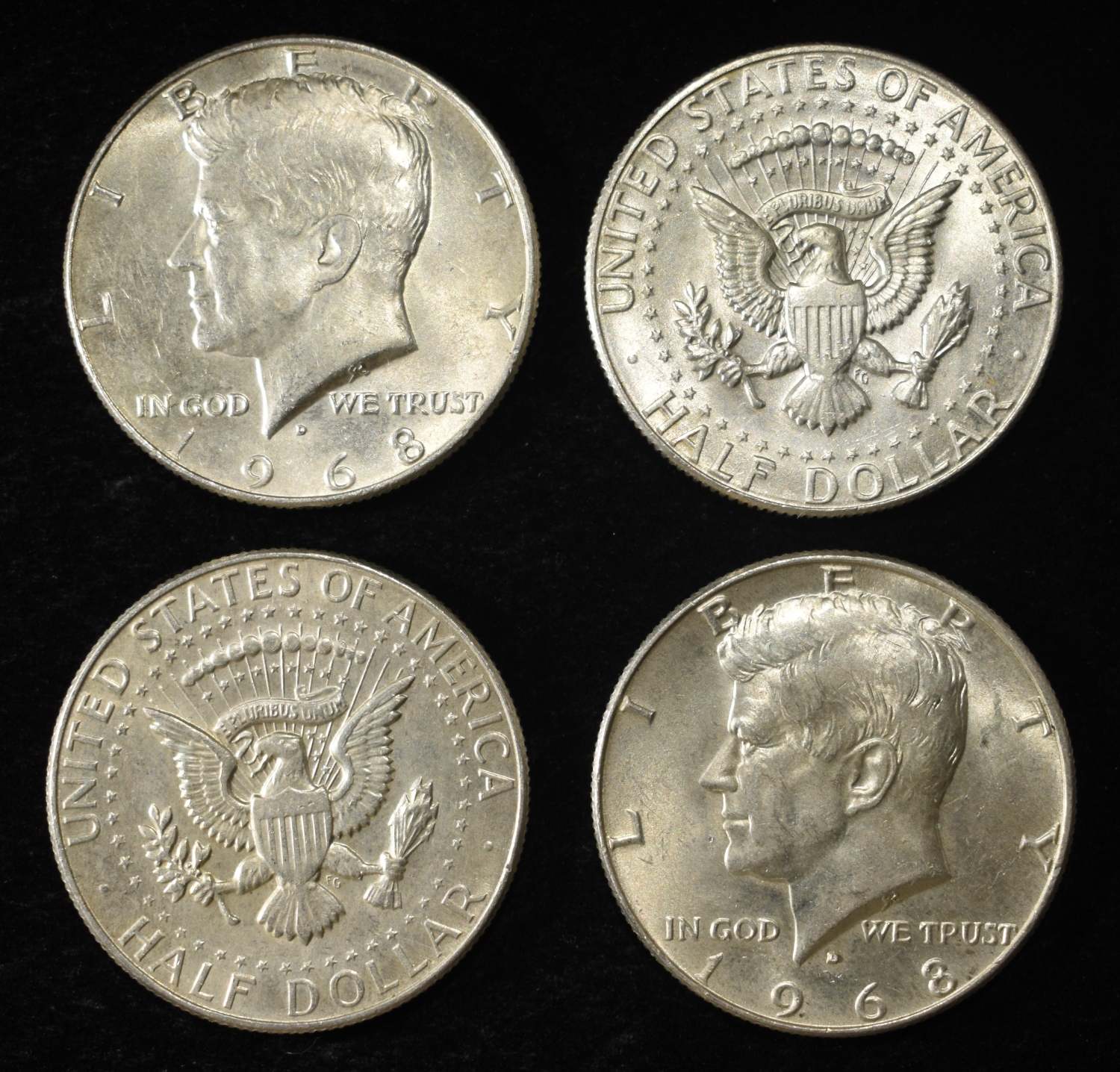 (20) 40% SILVER KENNEDY HALF DOLLARS