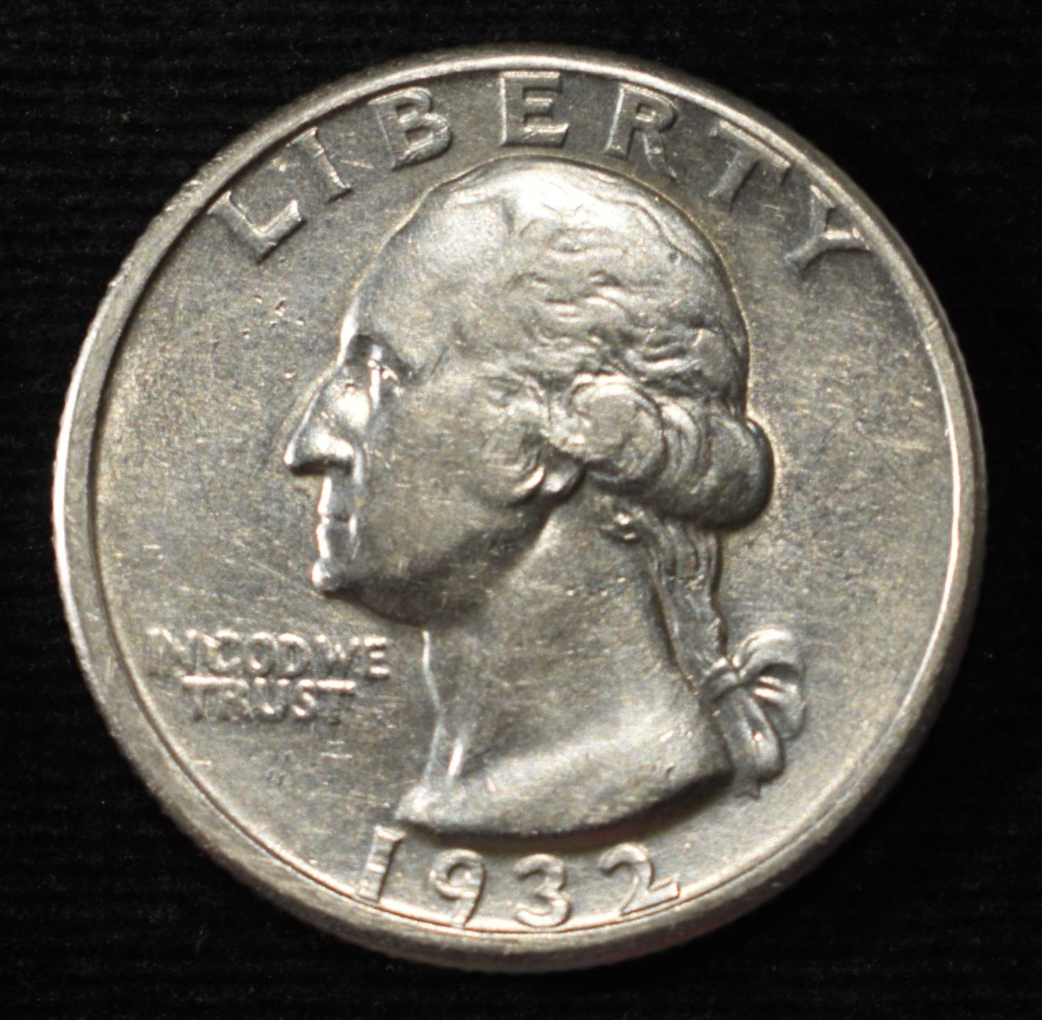 1932-D WASHINGTON QUARTER CH AU