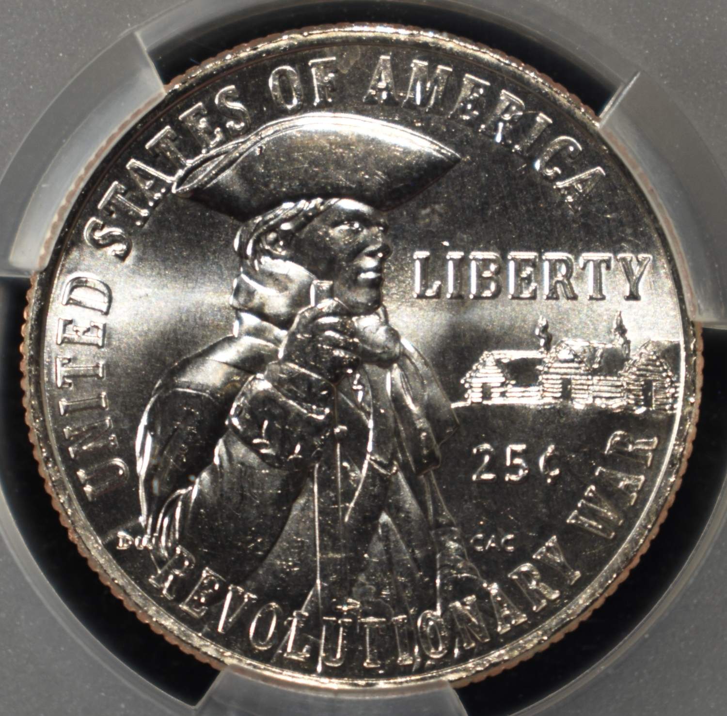 1776-2026-D REVOLUTIONARY WAR QUARTER CAC MS-64