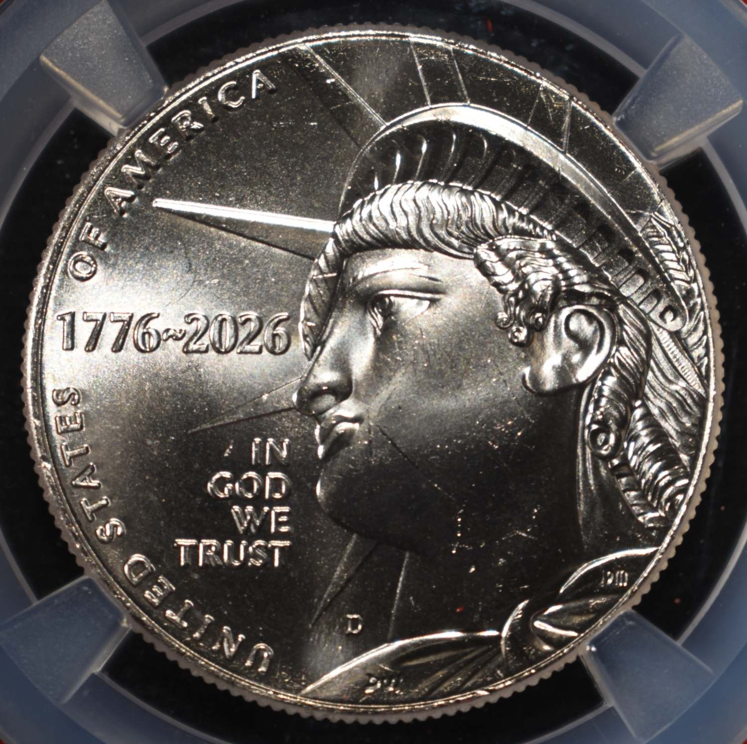 1776-2026-D ENDURING LIBERTY HALF DOLLAR NGC MS-65